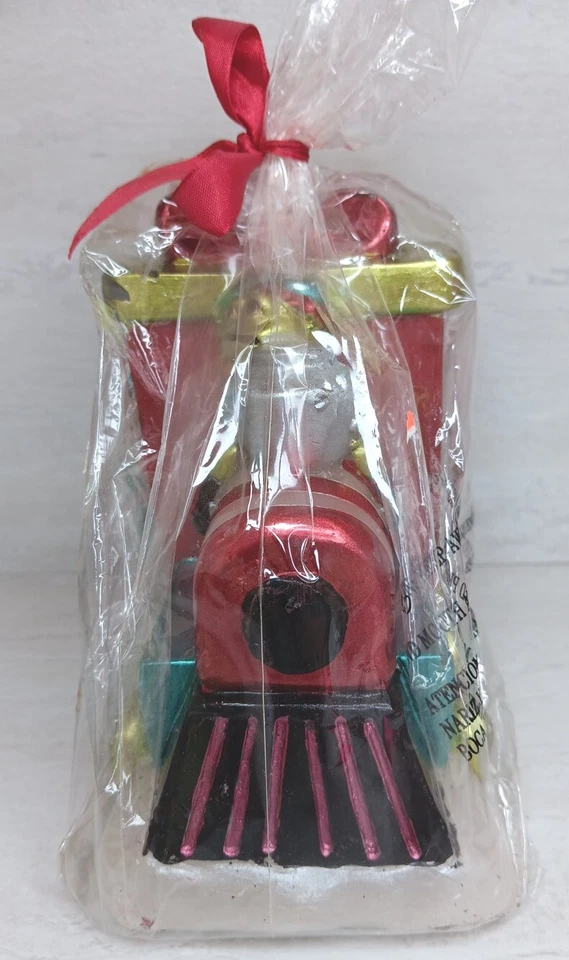 Vela Tren Rana Elfo Colección Hogar JC Penney De Colección Navidad Nueva Nueva de Lote Antiguo Muy Buena Foto 3 de 4