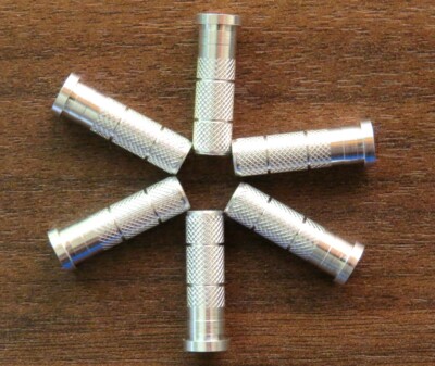 3x Universal Aluminium Insert 12 gr für ID 6,2mm Carbonpfeile 