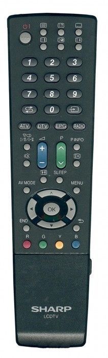 Télécommande Sharp GA771WJSA de remplacement pour TV LC-46LE700S et LC46LE705E