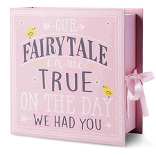 VOTUM Baby Keepsake Box for Treasured Memories, Fairytale - Lightweight