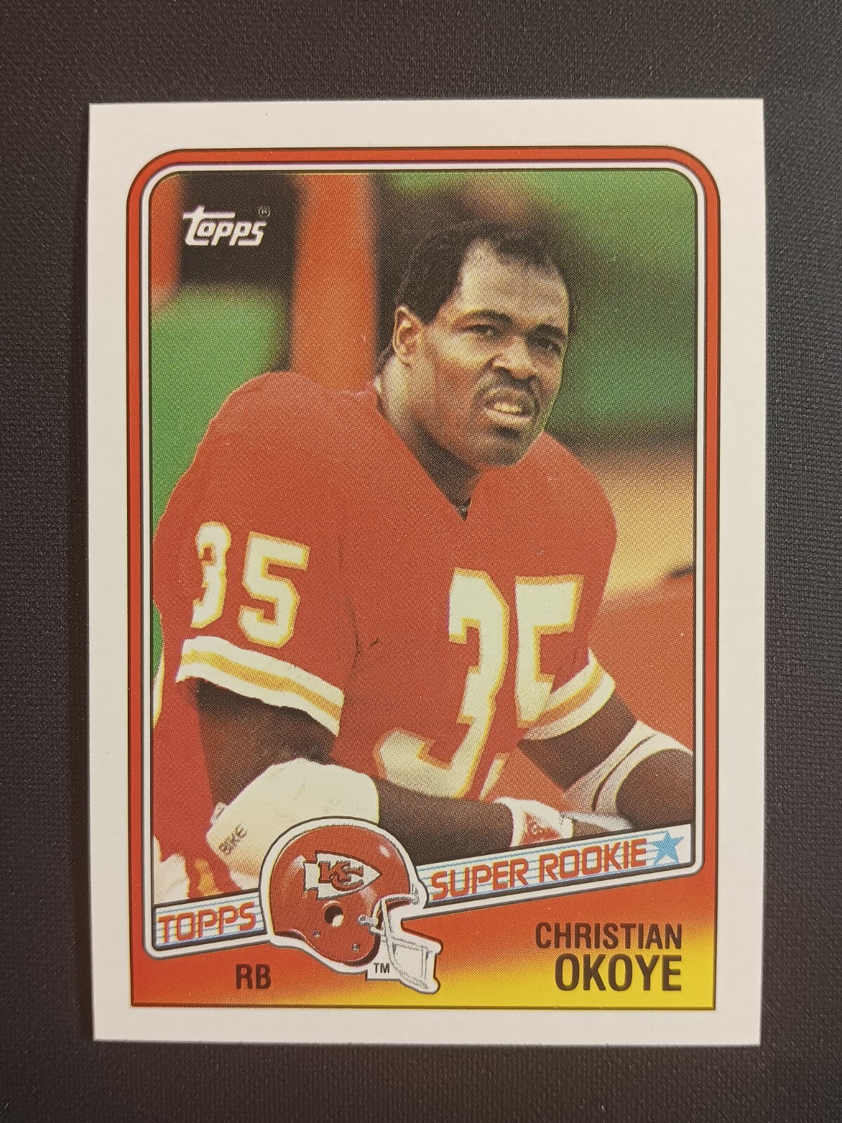 1988 Topps Christian Okoye RC #363