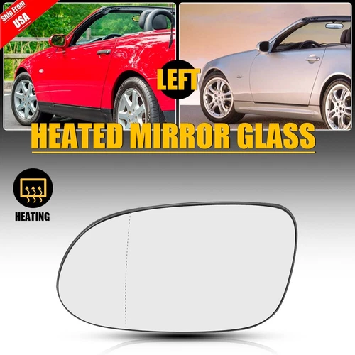 Mirror Glass for Mercedes CLK320 CLK430 SL500 SLK230 SLK320 Driver Left Side