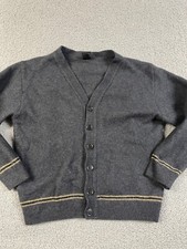Harry Potter Slytherin Lambswool Cardigan Universal Studios Youth XL womens S
