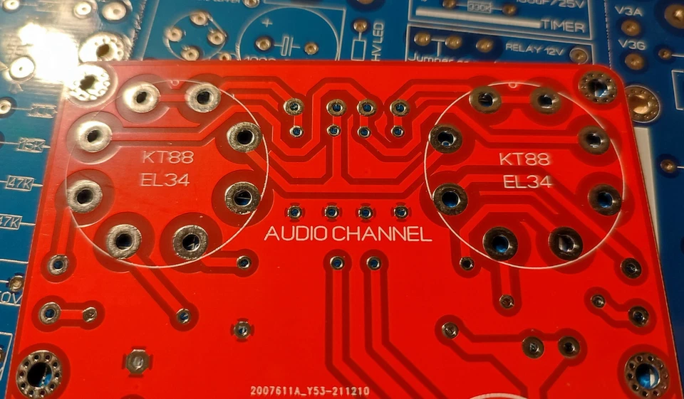 Tube Mono AMP EL34 PP 35Wrms ReDesign PCB (Elektor) - Image 2 of 4