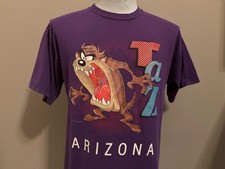 Vintage 90  s Warner Bro  s Tasmanian Devil Looney Toons Arizona T-shirt L