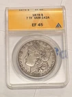 1878 7TF $1 Morgan Silver Dollar ANACS XF45 VAM-142A Coin AUCTION