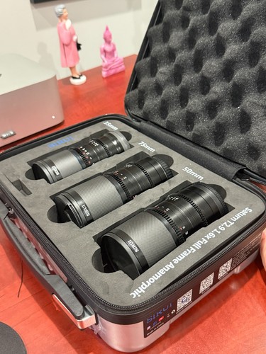 Sirui Saturn 1.6x Anamorphic Lens Set + Hard Case + Pro Mist Filters + Diopters