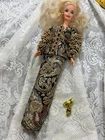 Vintage Barbie Christian Dior Doll | Gold Beaded Brocade Gown | Limited Edition