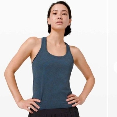 Swiftly Tech Racerback Tank Top 2.0 *Race Wild Bluebell/Graphite Gray Size 8