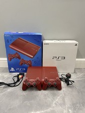 PlayStation 3 PS3 Super Slim Garnet Red 500GB Console BOXED