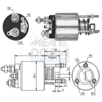 Meat & Doria Magnetschalter Starter FüR Fiat Brava 182 1.6 16V Marea Weekend