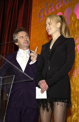 Baz Luhrmann Nicole Kidman at The 14th GLAAD Media Awards New York- Old Photo 3