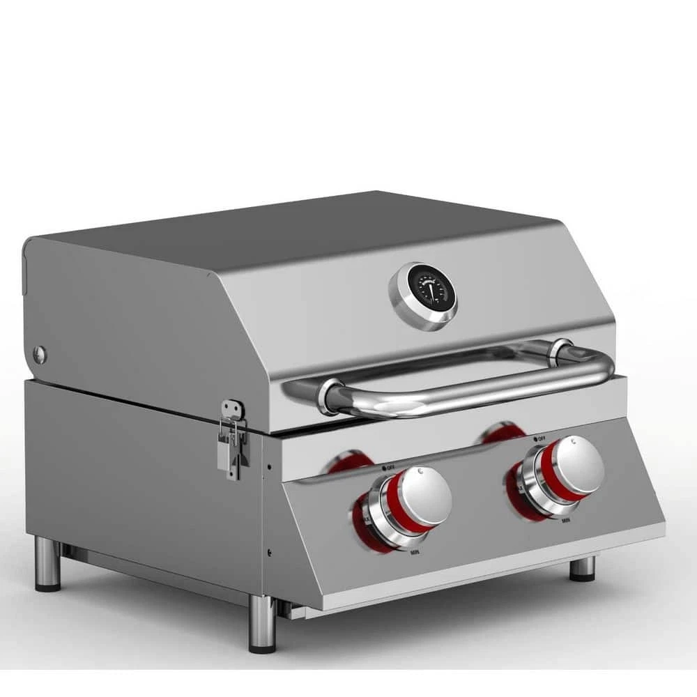 Portable 16-Inch Stainless Steel Propane Grill - Outdoor Tabletop BBQ
Opens in a new window or tab