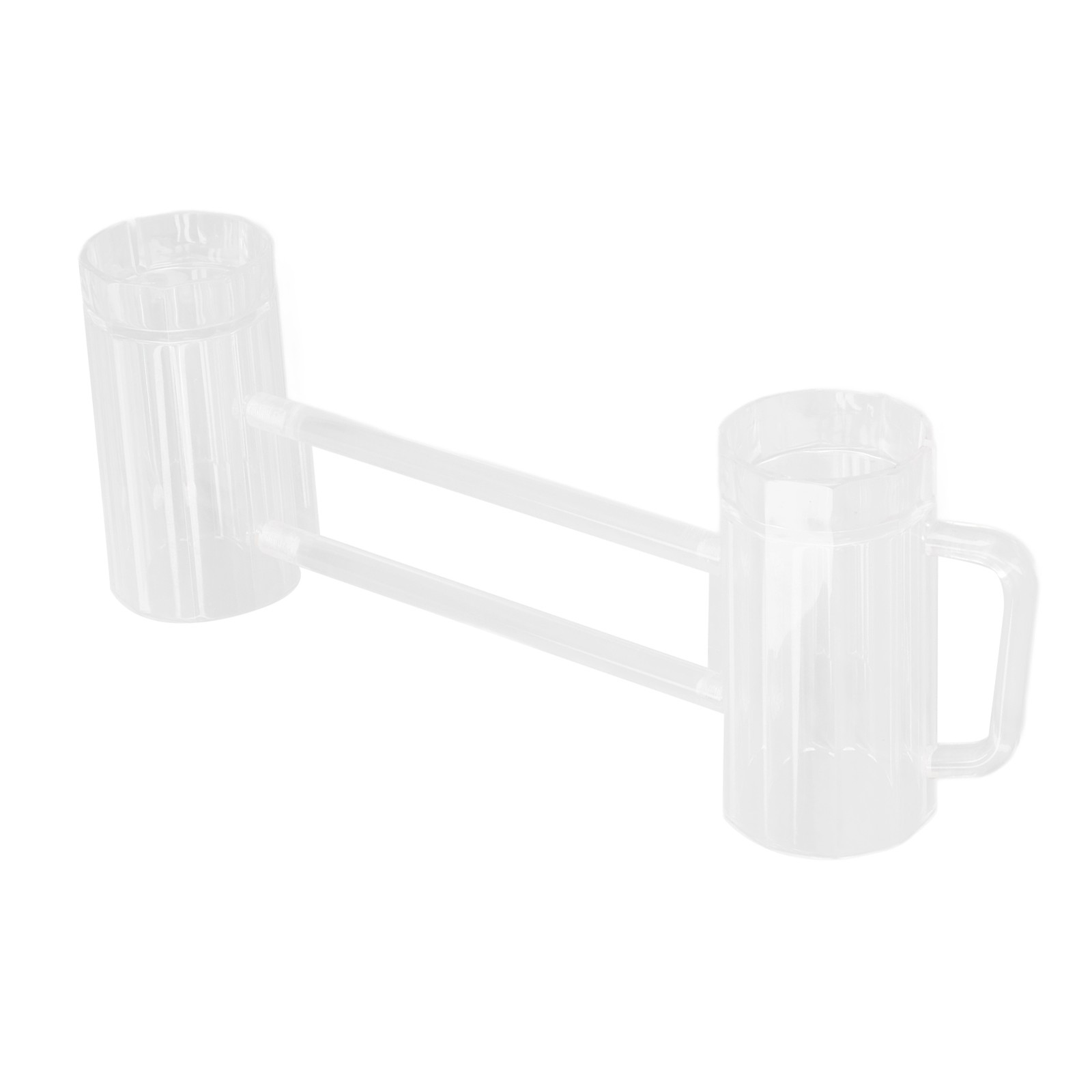 Beer Mug Acrylic Double Conjoined Beer Glass With Handle For Bar KTV Game