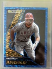 2023 Topps Update Series Topps Black Gold Mike Trout #BG-18 Blue Parallel