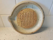 handmade ceramic garlic ginger grater/ zester