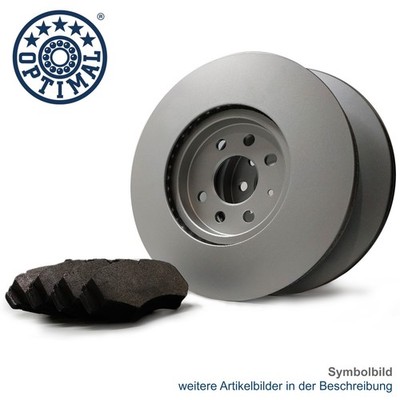 OPTIMAL Bremsscheiben Set + Beläge für FIAT DUCATO Bus 4x4 Panorama Combinato 1