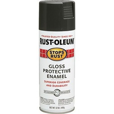 Rust-Oleum 7786830 12oz Gloss Smoke Gray Stops Rust Spray Paint-1PK