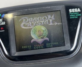 Sega Game Gear Lot w 7 games Case Power Back & Screen TESTED-