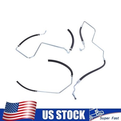 3Pcs Power Steering Tube 2002-2009 For Chevy Chevrolet Trailblazer Envoy EXT GMC