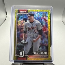 2026 Topps TARIK SKUBAL #300 Yellow HoloFoil #d 91/399 Detroit Tigers 