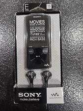 Sony Walkman NWZ-E375 Black 16 GB MP3 Digital Media Player FM Radio iTunes - NEW