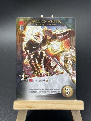 2024 Upper Deck Legendary: Marvel TCG Renditions Hell On Wheels Ghost Rider #W 3