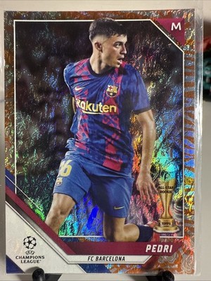 2021-22 Topps UCL Collection Jade Edition - Pedri #155 Year of the Tiger /75