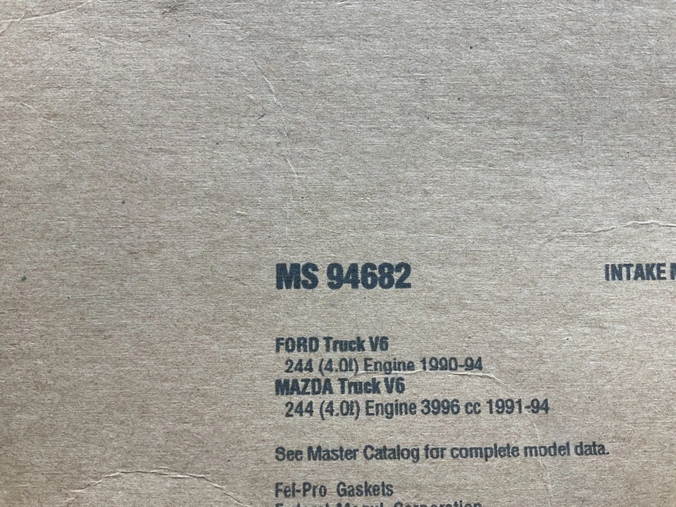 Juego de juntas de colector de admisión Fel-Pro MS94682 - 1990-1994 Ford Ranger 4,0 L V6 Foto 4 de 4