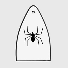 GUITAR TRUSS ROD COVER Engraved Etch Fit Paul Reed Smith PRS USA - SPIDER White