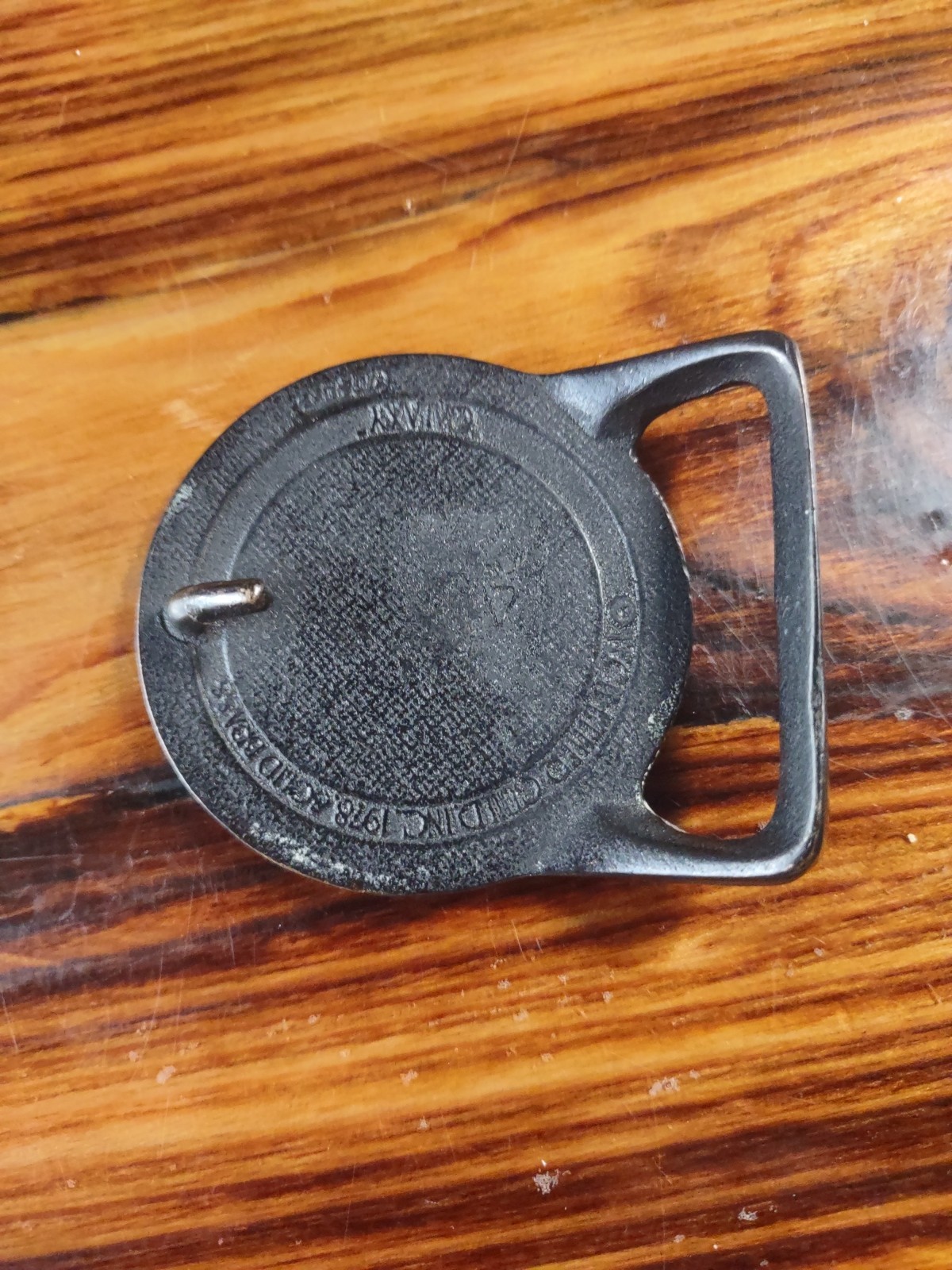 TECH-ETHER GUILD 1978 SOLID BRASS GALAXY BELT BUC… - image 6