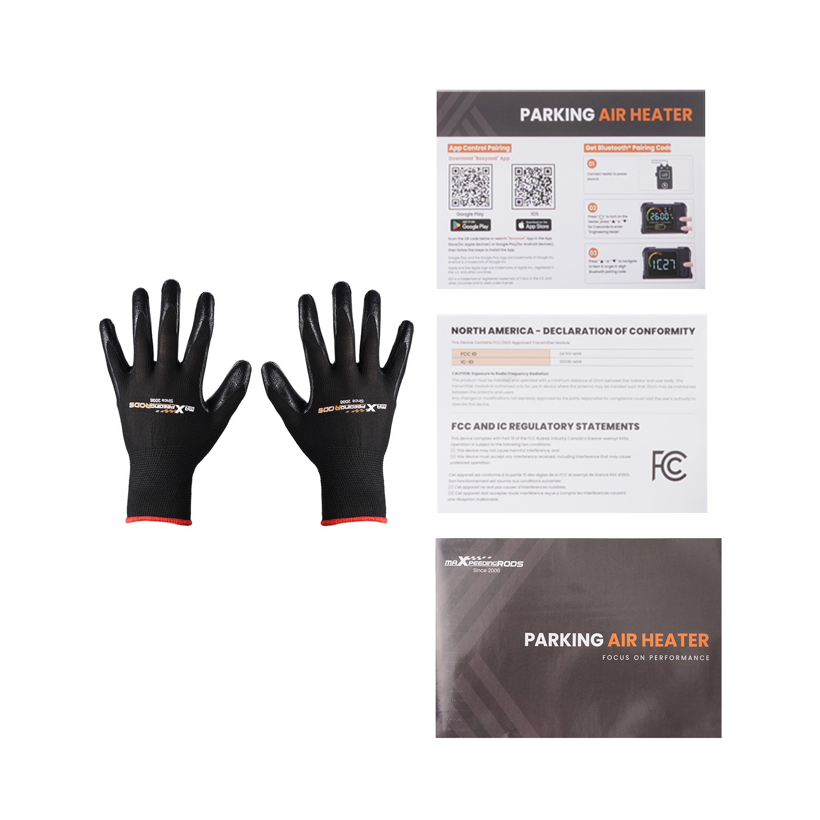 12/24V 8KW Diesel Air Heater LCD App Control  for Truck Van Bus Car SUV Boat thumbnail 9