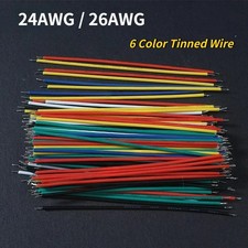 120PCS 24-26AWG Tinned Copper Wire Kit for Breadboard PCB Solder Cable Jumper