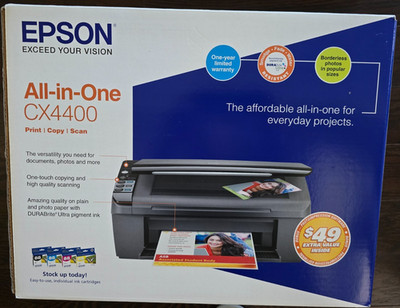 Epson Stylus CX4400 All-In-One Inkjet Printer - BRAND NEW