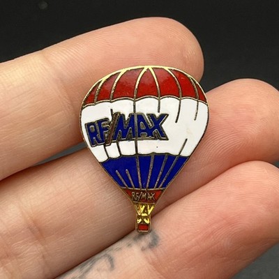 Remax Realty Company Hot Air Balloon Lapel Hat Pin