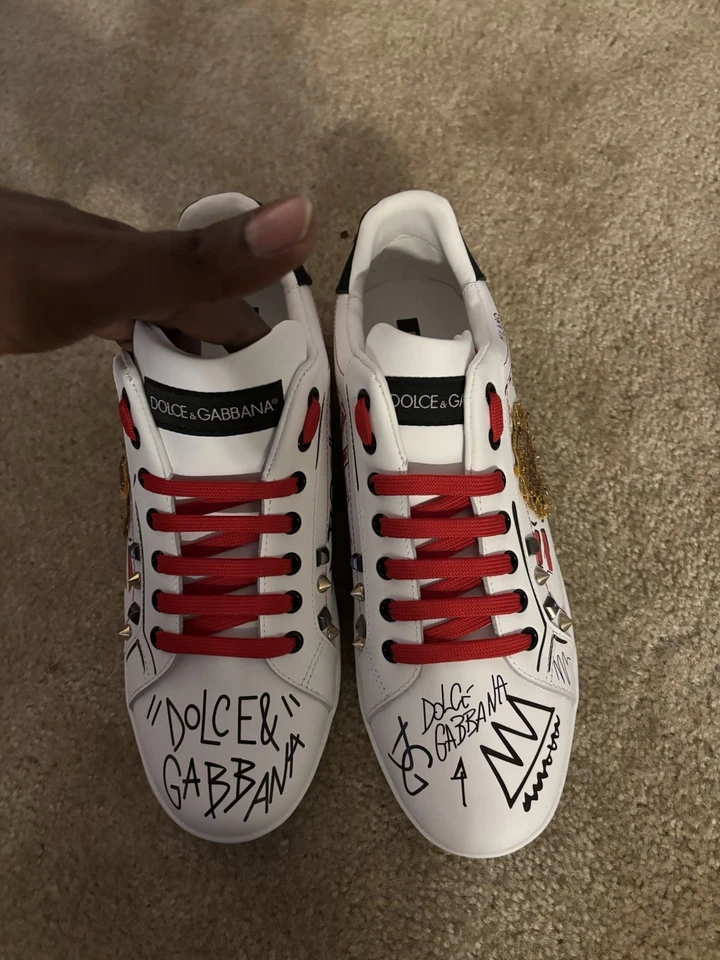 Dolce Gabbana Portofino Zapatillas Talla EU 44/10 EE. UU. Lote Foto 2 de 4