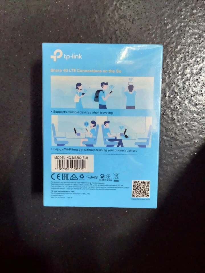 Stay Connected Anywhere: Portable 4G LTE WiFi Hotspot with Long Battery - Image 2 of 2