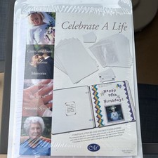Creative Memories Solid White Celebrate A Life Scrapbook Album Kit