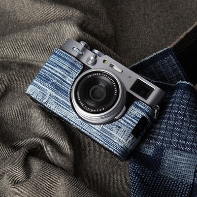 For FUJIFILM X100VI Case Handmade Colored cloth Half Camera Case Bag Cover