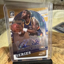 2021-22 Panini Donruss Optic Signature Series Calvin Natt Auto Nuggets