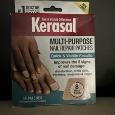 Kerasal Multi-Purpose Nail Repair Patches for Finger/Toe Nails, 14ct