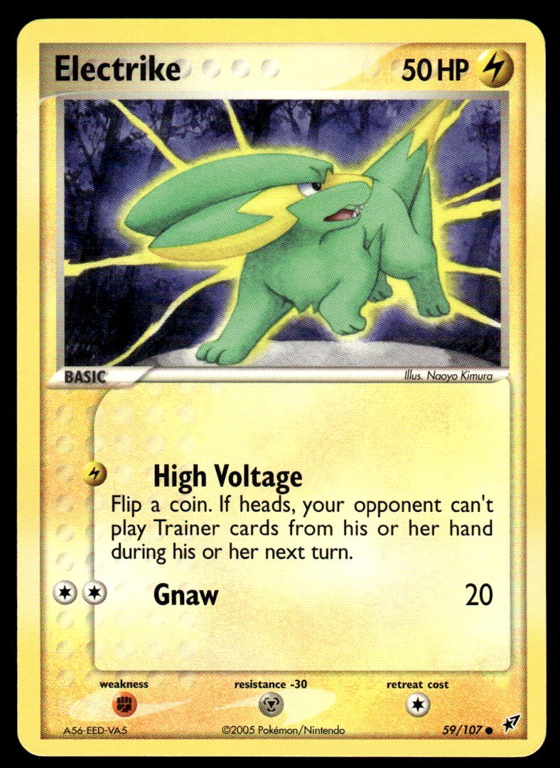 Pokemon TCG Deoxys #59/107 Electrike NM
