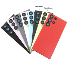 Battery Glass Cover With Camera Lens For Samsung Galaxy S23 S23FE S23+ S23 Ultra