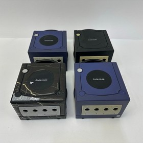 Lot of 4 Broken Nintendo Gamecube Consoles As-Is for Parts/Repair