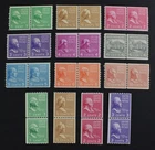 CKStamps: US Stamps Collection Scott#839-851 Mint NH OG Line Pair