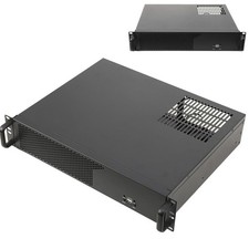 2U Rack Mount Industrial Server/Computer Case 3 3.5" HDD Drive Bays PC 80mm Fan