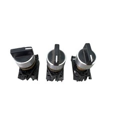 LOT of 3 Allen-Bradley 800E-3X10 800E-3X01 800E-3D0 Rotary Selector Switch 22mm