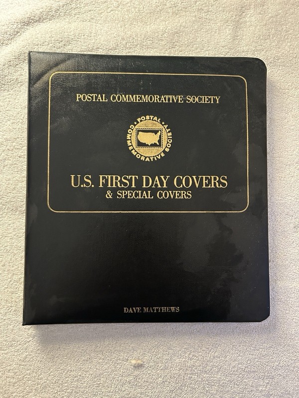 Postal Commemorative Society U.S. First Day Covers  Dave Matthews Album 1976