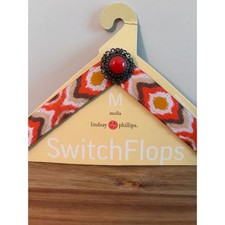 Lindsay Phillips Switch Flops Size Medium Molla Strap NEW