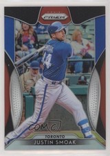2019 Panini Prizm Red White & Blue Prizm Justin Smoak #11 uk2